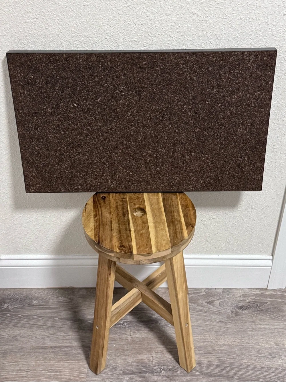 IKEA SVENSÅS Cork Memo Board Dark Brown Wall Organization Modern Decor HTF